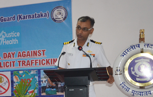 coast gurad observes internataional day against drug abuse